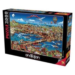 Anatolian Puzzle Istanbul 1895 3000 Parça - Anatolian Puzzle
