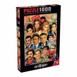 Anatolian Puzzle Yeşilçam Yıldızları 1000 Parça 1155 - Anatolian