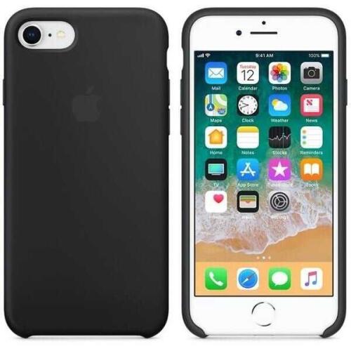 Apple iPhone 8 / 7 Silikon Kılıf, Siyah MQGK2ZM - 2