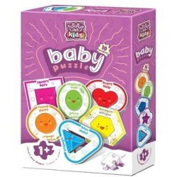 Art Kids Puzzle Baby Şekiller ve Renkler (10 model 20 parça) 5823 - Art Puzzle Kids