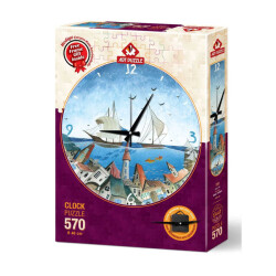 Art Puzzle Su Şehri Saat Puzzle 5103 - Art Puzzle