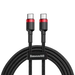 Baseus Cafule PD2.0 60W flash charging USB For Type-C cable (20V 3A)2m Red+Black - 2