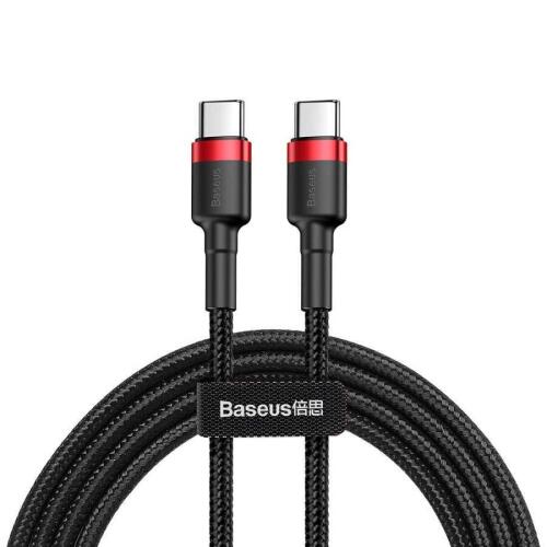 Baseus Cafule PD2.0 60W flash charging USB For Type-C cable (20V 3A)2m Red+Black - 1