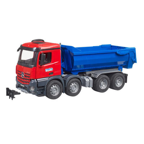 BRUDER MB AROCS DAMPERLİ KAMYONU - KIRMIZI MAVİ BR03621 - 1
