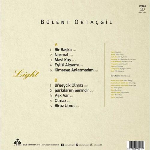 Bülent Ortaçgil - Light-Plak - 2