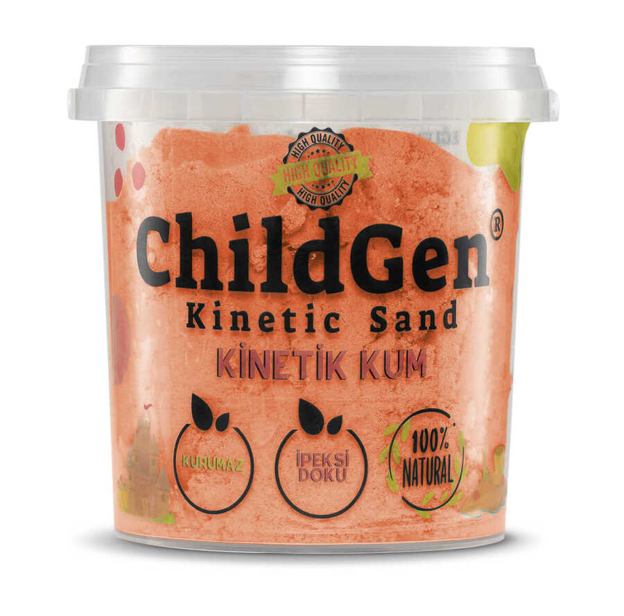 Childgen Kinetik Kum 500 Gr - Turuncu