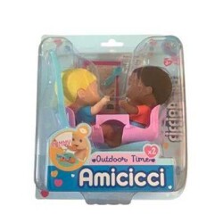 Cicciobello Amiccici İkili Bebek Arabası - 2