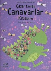 Çıkartmalı Canavarlar Kitabım - Kolektif - 1001 Çiçek Kitaplar