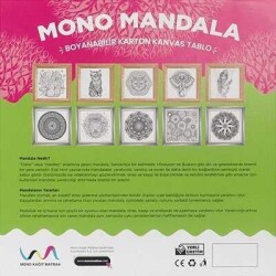 Cosmosart Mandala Ahşap Kedi Kafası - 2
