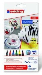 Edding Porselen Kalemi 6Lı Set-Standart(E-4200) ED4200K6000 - Edding