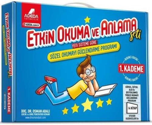 Etkin Okuma ve Anlama Seti 1. Kademe (4 Kitap Takım) - Osman Abalı - Adeda Yayınları - 1