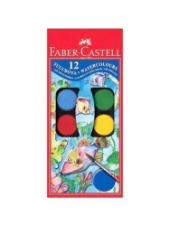 Faber Castell Suluboya Büyük Boy 12 Renk 125012 - Faber Castell