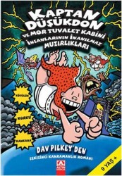 Kaptan Düşükdon 8. Kitap Ve Mor Tuvalet Kabini İnsanlarının İnanılmaz Muzırlıkları - Dav Pilkey - Altın Kitaplar