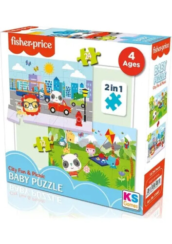 Ks Baby Puzzle City Fun & Picnic 2in1 - KS Puzzle