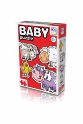 Ks Games Baby Puzzle Çiftlik Hayvanlari 12002 - KS Puzzle