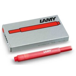 Lamy Dolmakalem ve Kaligrafi Kalemi Yedeği Kartuş Kırmızı 5 li Set - Lamy