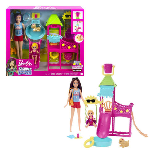 Mattel Barbıe Aılesı Hkd80 Skıpper Su Parkı Egl.Oy.Set-3 - 1