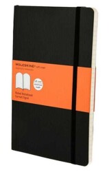 Moleskine Klasik Büyük Boy Yumuşak Kapak Çizgili Defter Siyah - Moleskine