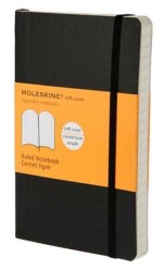 Moleskine Klasik Cep Boy Yumuşak Kapak Çizgili Defter Siyah - Moleskine