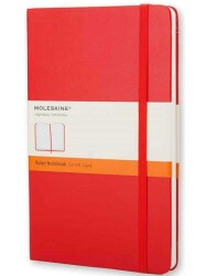 Moleskine MM710R Sert Kapak Kirmizi Cep Boy 192 Yaprak Çizgili Defter - Moleskine