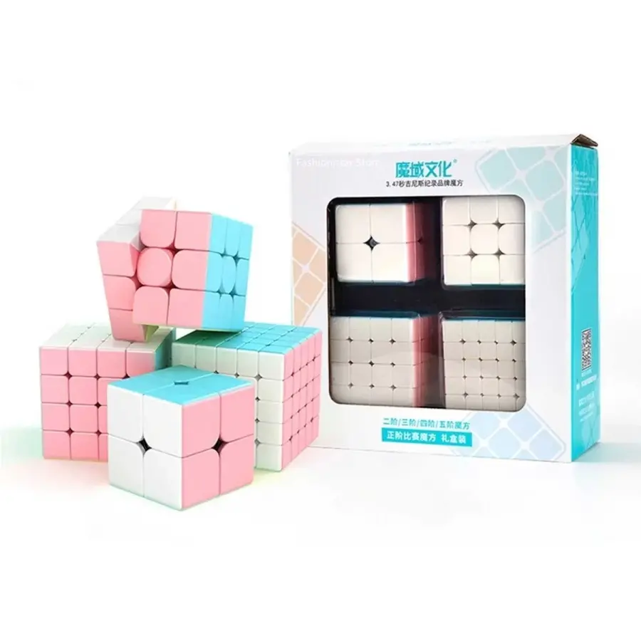 Moyu Macarons 2x2 & 3x3 & 4x4 & 5x5 Cube Set