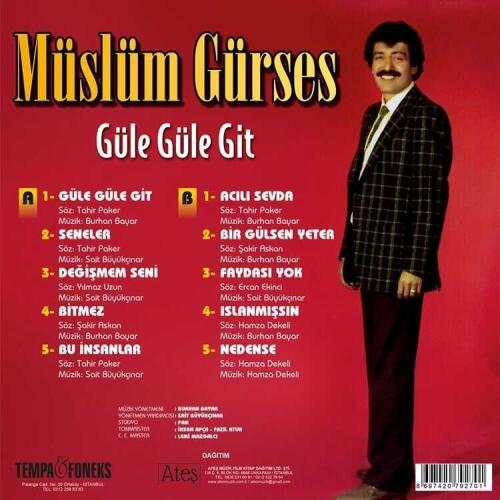 Müslüm Gürses - Güle Güle Git-Plak - 2