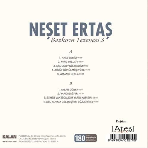 Neşet Ertaş - Bozkırın Tezenesi 3-Plak - 2