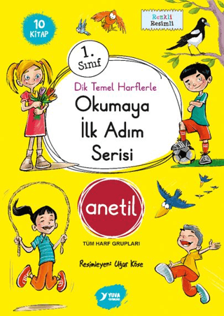 Okumaya İlk Adım Serisi Anetil Düz Yazı (10 Kitap)/Kolektif - 1