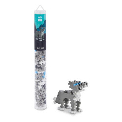 Plus-Plus Wolf / 100 Pcs Tube - PlusPlus