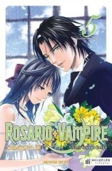 Rosario + Vampire - Tılsımlı Kolye ve Vampir Sezon 2 Cilt: 5 - Akihisa İkeda - Akıl Çelen Kitaplar