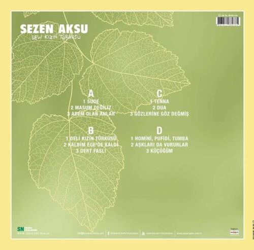 Sezen Aksu - Deli Kızın Türküsü -Plak - 2