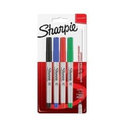Sharpie Permanent Markör Ultra Fine 4`lü 1985879 - Sharpie