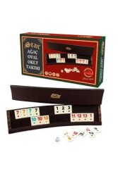Star Ağaç Oval Okey Takımı 1010839 - Star Oyun Aletleri