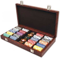 Star Deri Çanta 300 Lük Poker Çipi 1086155 - Star Oyun Aletleri