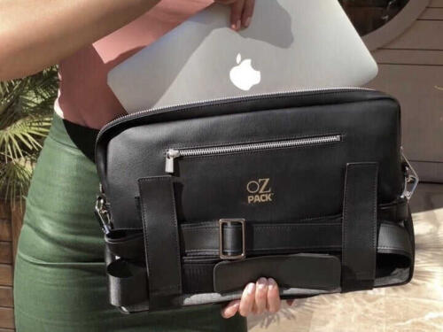 TRAVELER SİYAH ORTA LAPTOP ÇANTASI - 1