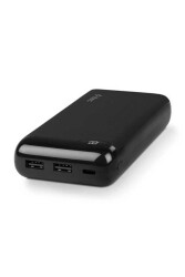 Ttec PowerSlim LCD 20.000 mAh Taşınabilir Şarj Aleti / Powerbank USB-C Giriş/Çıkış Siyah - Ttec