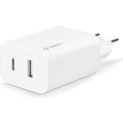 Ttec SmartCharger Duo PD 32W Seyahat Hızlı Şarj Aleti USB-C+USB-A-Beyaz 2SCS24B - 1