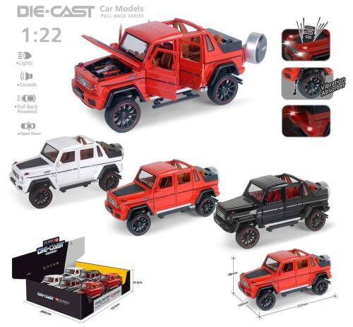 Vardem Çekbırak 1:22 Sesli ve Işıklı Jeep HCL-902A - 1